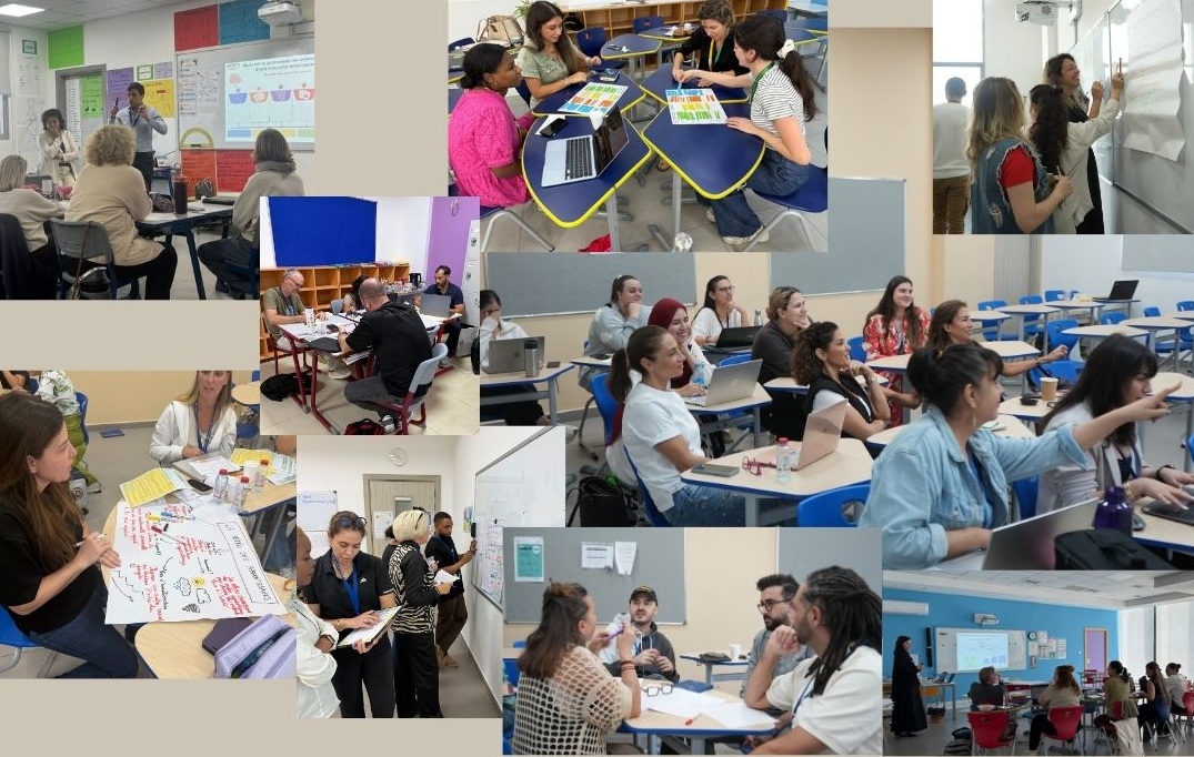 Des groupes d'enseignants assistant a des formations dans les établissements AFLEC